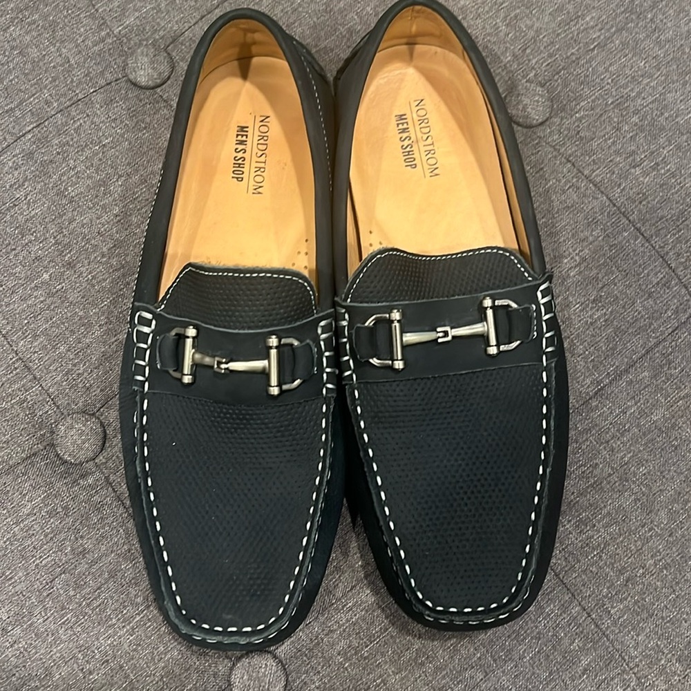 Nordstrom slip on loafer men shoes.